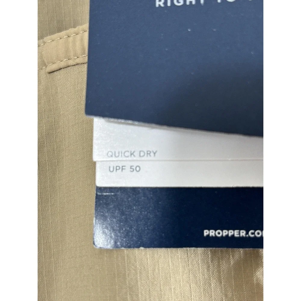 Propper Summerweight Tactical Pants Mens 28x30 Khaki Cargo Quick Dry‎ UPF 50